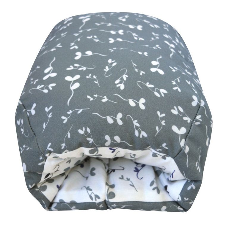 Motherhood, mufka, poduszka do karmienia, niebieskie listki