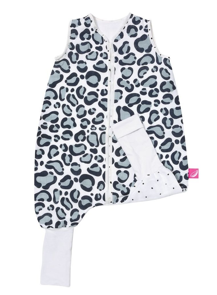 Motherhood, Ocelot Niebieski, śpiworek muślinowy z nogawkami, TOG 0.5, 12-18 m