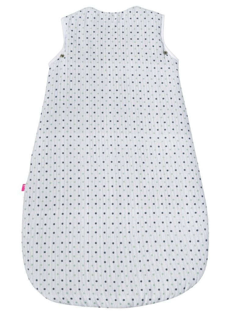 Motherhood, ocieplany śpiworek, 2w1, TOG 3, miętowe baloniki, 3-18m