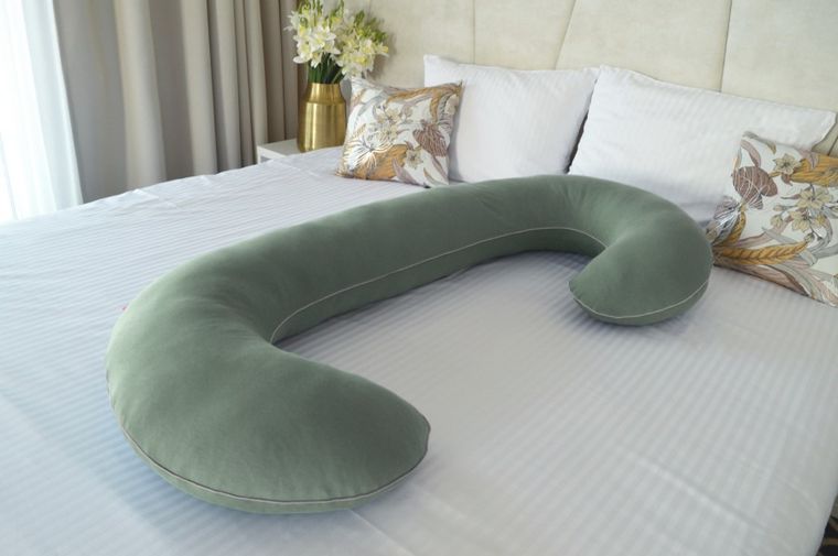 Motherhood, poduszka dla kobiet w ciąży i do karmienia, miętowy