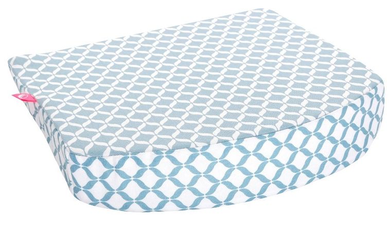 Motherhood, poduszka klin do wózka głębokiego, niebieski classics