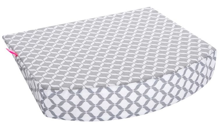 Motherhood, poduszka klin do wózka głębokiego, szary classics