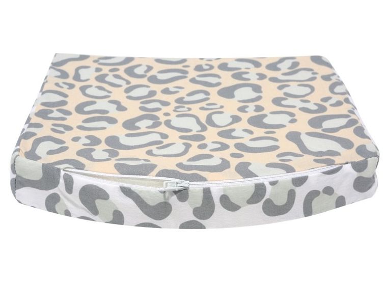 Motherhood, poduszka klin, mała, ocelot łososiowy