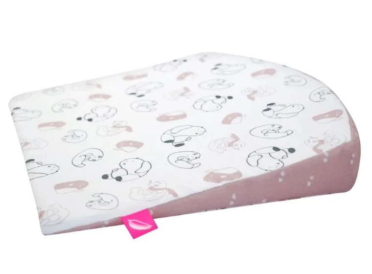 Motherhood, poduszka klin, podróżna, różowe misie