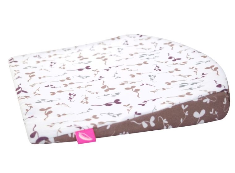 Motherhood, poduszka klin, podróżna, wrzosowe listki