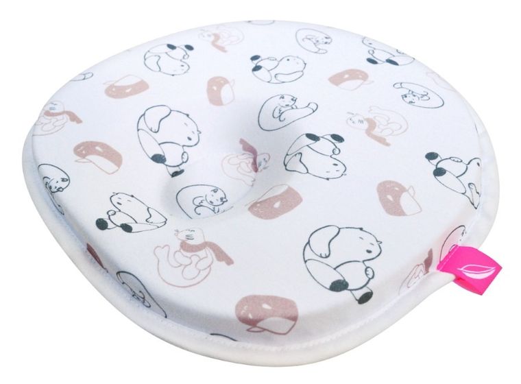 Motherhood, poduszka stabilizująca dla niemowląt, ergonomiczna, różowe misie