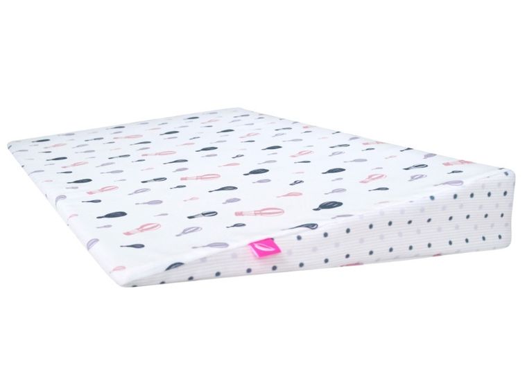 Motherhood, Premium+, poduszka klin, fioletowe baloniki