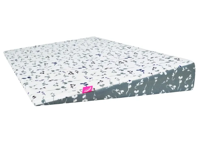 Motherhood, Premium+, poduszka klin, niebieskie listki