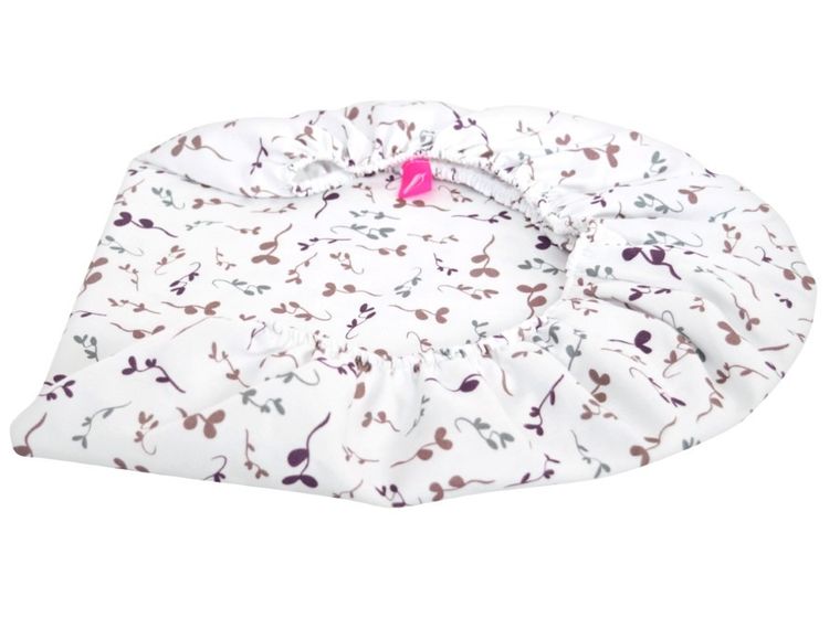 Motherhood, prześcieradło z gumką do gondoli, wrzosowe listki, 35-75 cm
