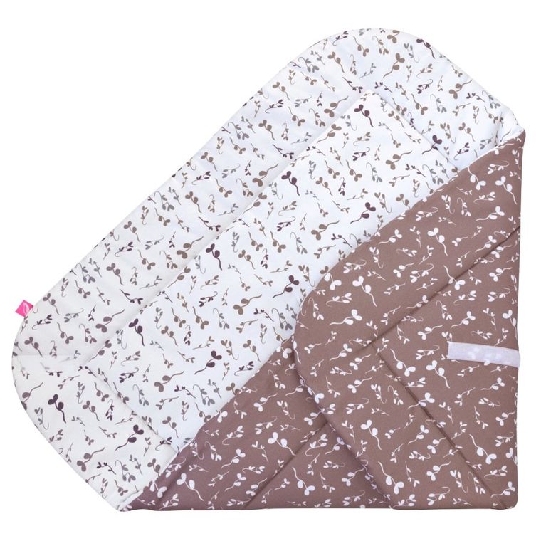 Motherhood, rożek bawełniany, wkład kokosowy, wrzosowe listki, 75-75 cm