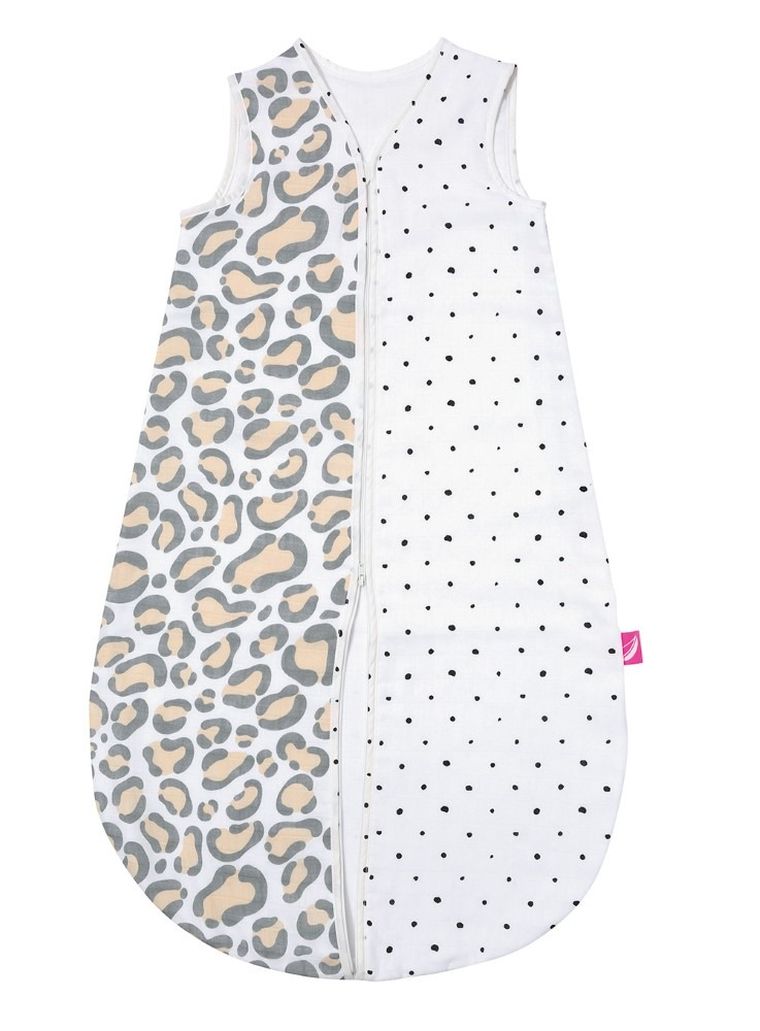 Motherhood, śpiworek muślinowy, 0.5 tog 6-18 m, ocelot łososiowy