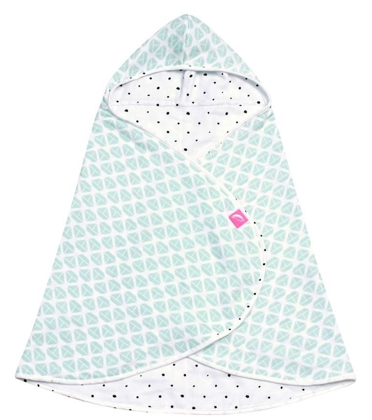 Motherhood, Statki Miętowe, ręcznik niemowlęcy, muślinowy, 65-130 cm