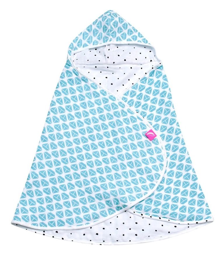 Motherhood, Statki Niebieskie, ręcznik niemowlęcy, muślinowy, 65-130 cm