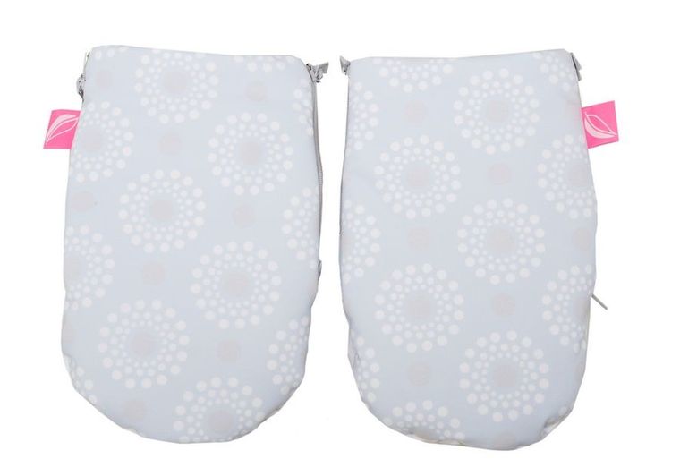 Motherhood, wodoodporne mufki do wózka, 2 szt, drzewka niebieskie