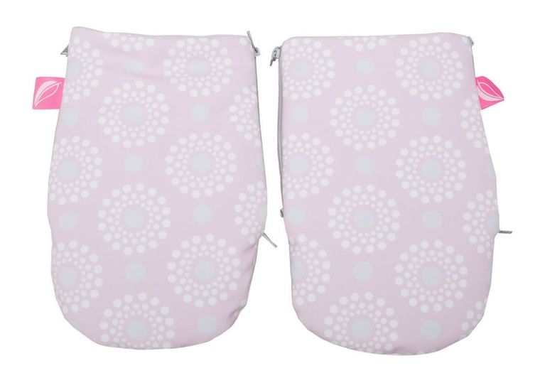 Motherhood, wodoodporne mufki do wózka, 2 szt, drzewka różowe