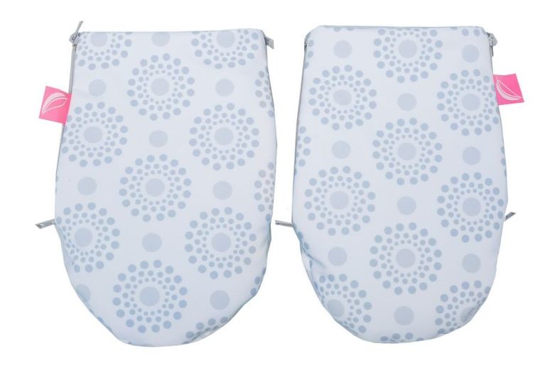 Motherhood, wodoodporne mufki do wózka, 2 szt, rybki niebieskie