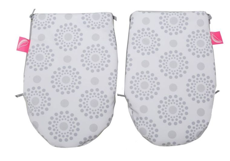 Motherhood, wodoodporne mufki do wózka, 2 szt, rybki szare