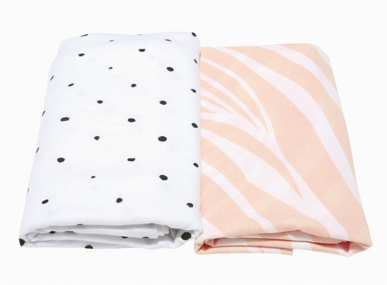 Motherhood, Zebra Łososiowa, Premium, pielucha, otulacz flanelowy, 80-120 cm, 2 szt.