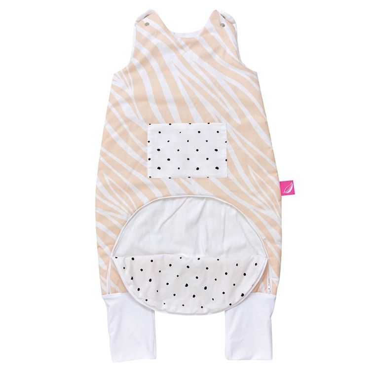 Motherhood, Zebra Łososiowa, śpiworek z kieszonką i nogawkami, ocieplany, TOG 2, 12-18 m