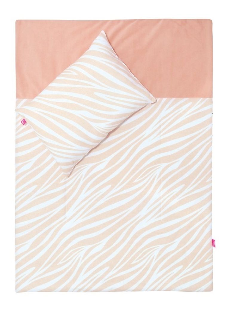 Motherhood, Zebra Łososiowa, zestaw przedszkolaka, kołdra z z poduszką