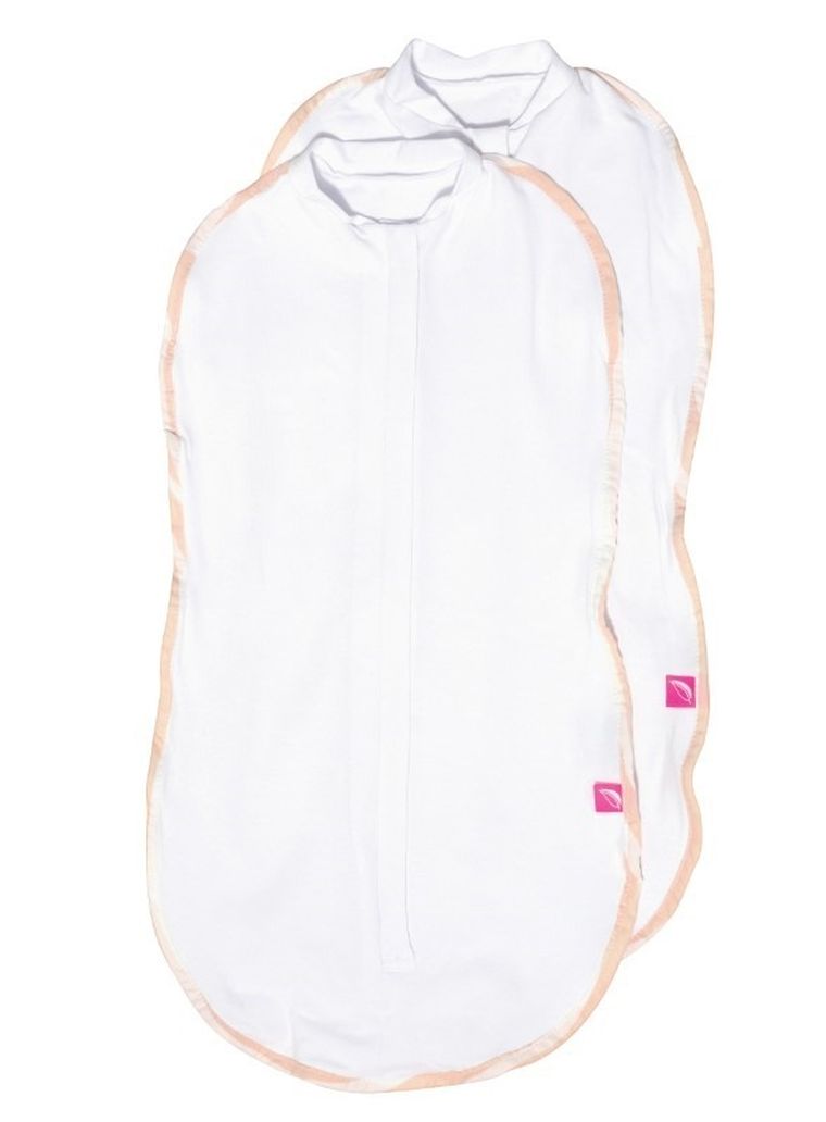 Motherhood, Zebra Łososiowa, Zip&Swaddle, otulacz, rozmiar 1, 2,5-5 kg, 2 szt.