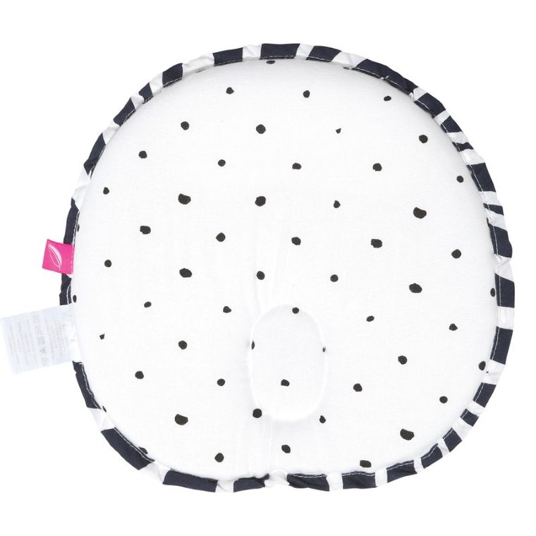 Motherhood, Zebra Niebieska, ergonomiczna poduszka stabilizująca dla niemowląt