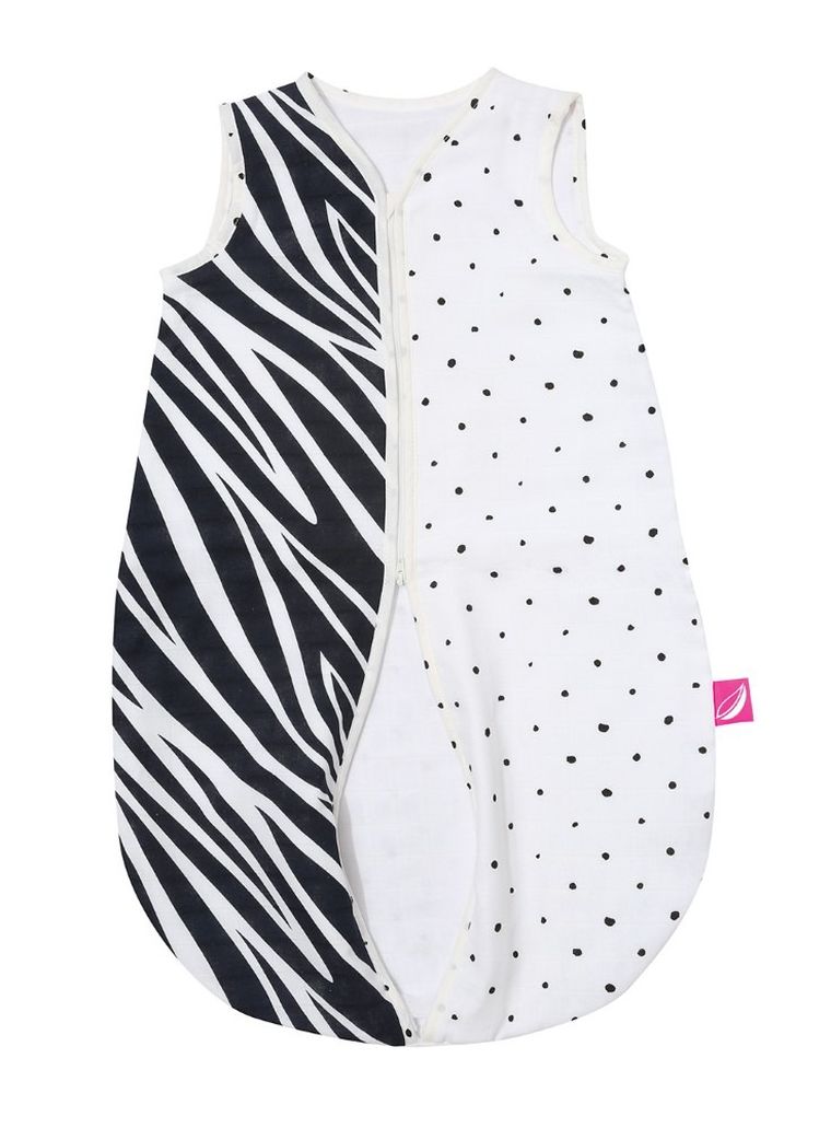 Motherhood, Zebra Niebieska, śpiworek muślinowy, TOG 0.5, 0-6 m