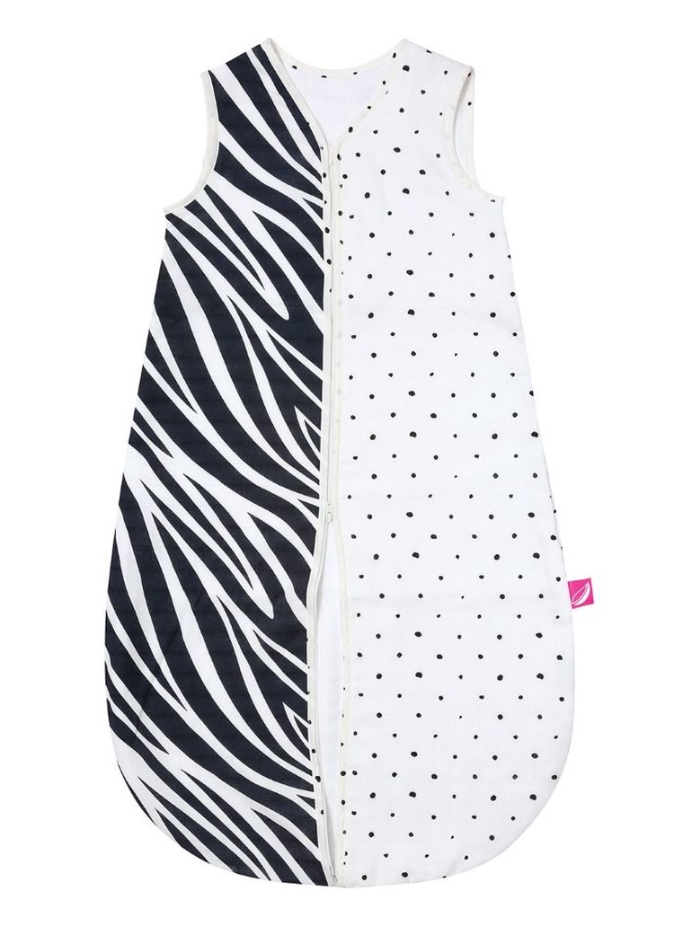 Motherhood, Zebra Niebieska, śpiworek muślinowy, TOG 0.5, 6-18 m