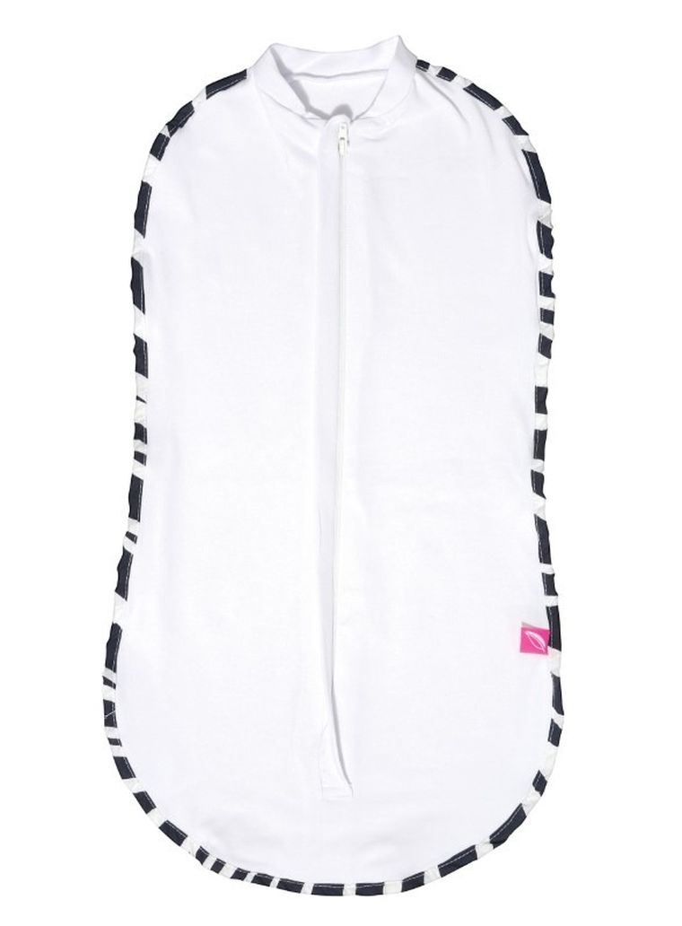 Motherhood, Zebra Niebieska, Zip&Swaddle, otulacz, rozmiar 1, 2,5-5 kg
