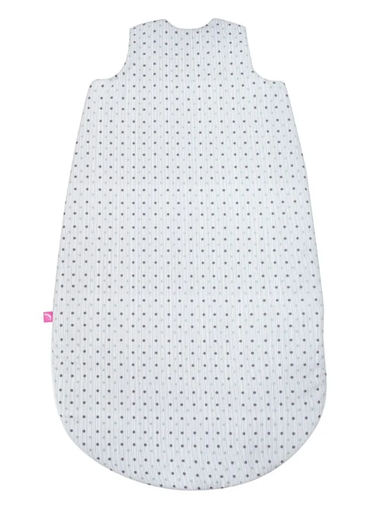 Motherhood, Zip-A-Round, bawełniany śpiworek, 2w1, TOG 2, miętowe baloniki, 3-18m