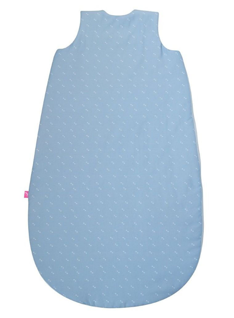 Motherhood, Zip-A-Round, bawełniany śpiworek, 2w1, TOG 3, niebieskie misie, 3-18m