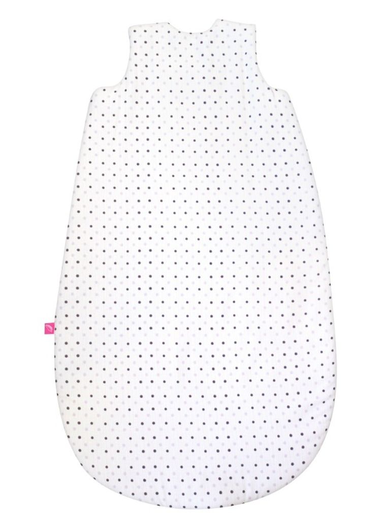 Motherhood, Zip-A-Round, bawełniany śpiworek letni, 2w1, TOG 1, fioletowe baloniki, 3-18m