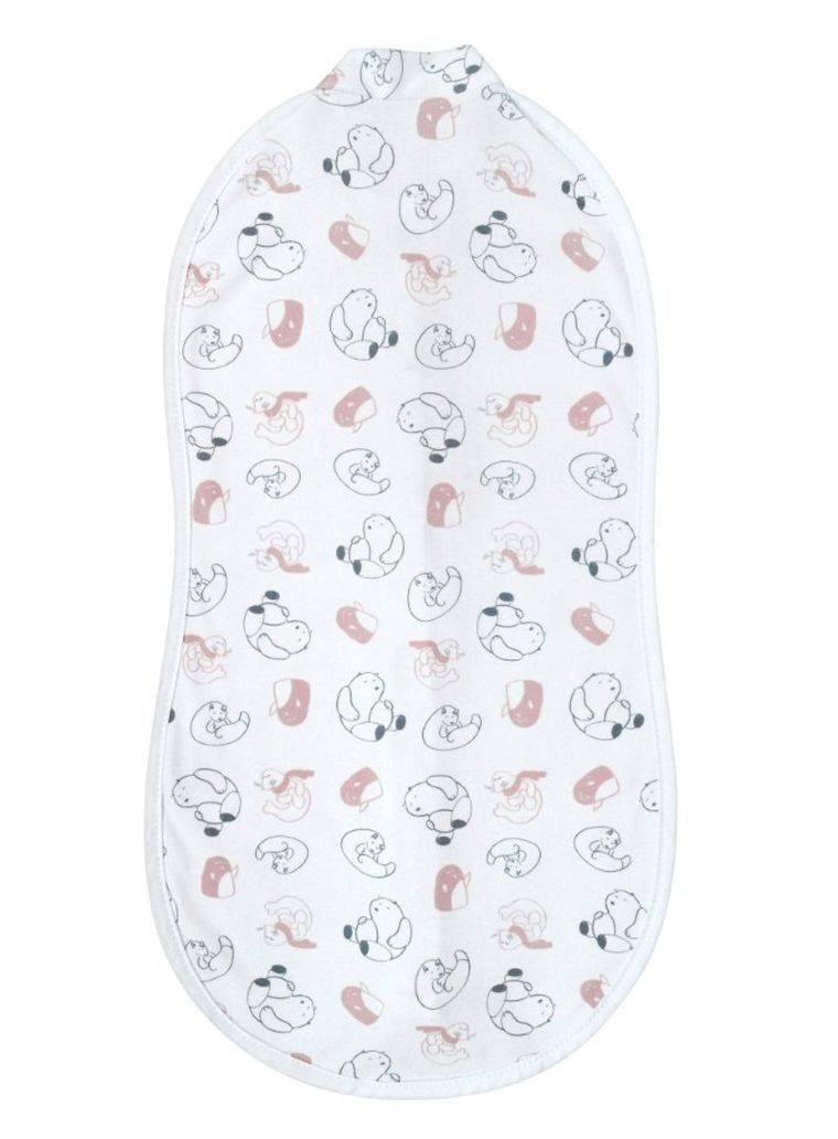 Motherhood, Zip&Swaddle, otulacz, różowe misie, 5-8 kg