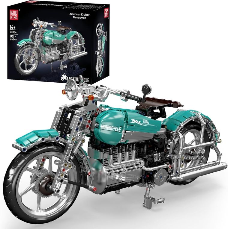 Mould King, American Cruiser Motorcycle, klocki, 1971 elementów