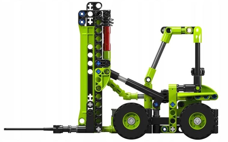 Mould King, Forklift Workshop Loading Vehicle, wózek widłowy, klocki, 219 elementów