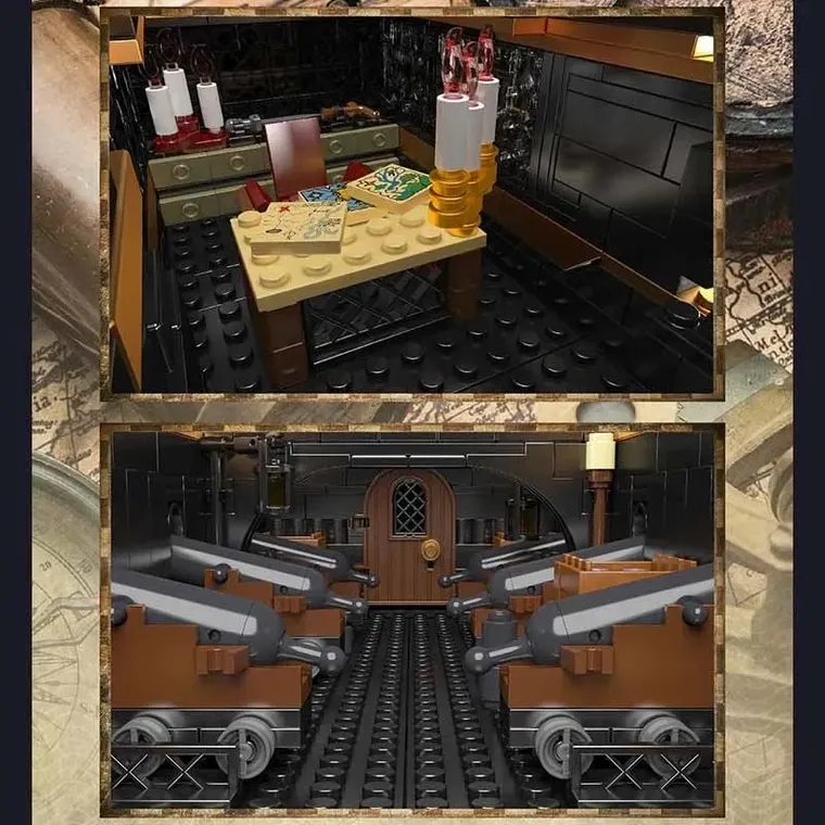 Mould King, Statek Czarna Perła, klocki, 5266 elementów