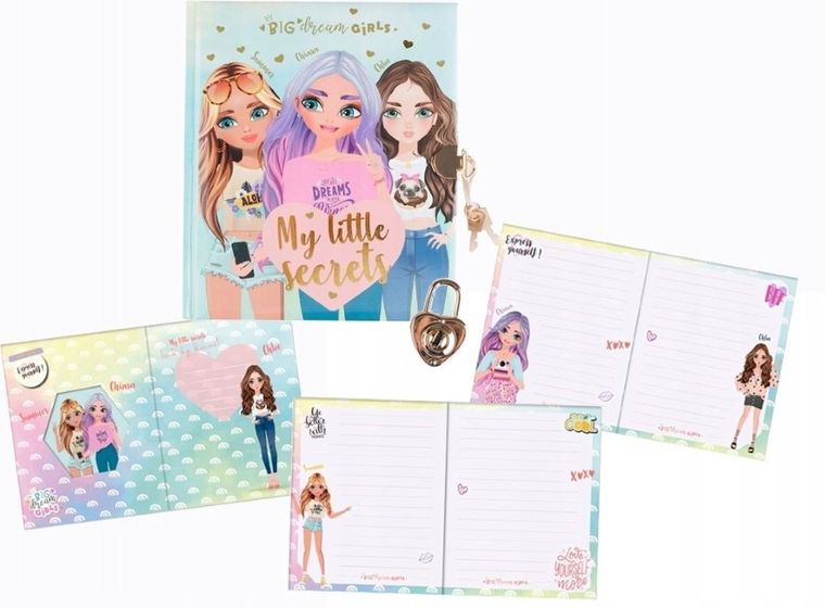 Mp Main Paper, Big Dream Girls, pamiętnik zamykany na kłódkę