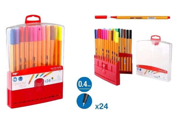 MP Main Paper, cienkopis, 24 kolory