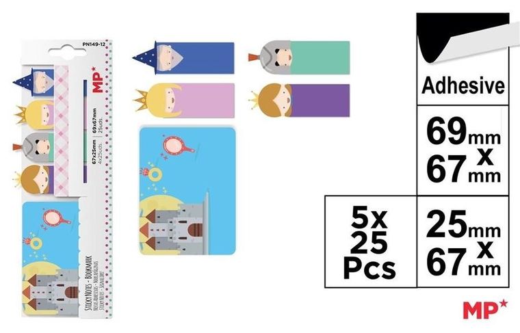 Mp Main Paper, karteczki indeksujące, zamek