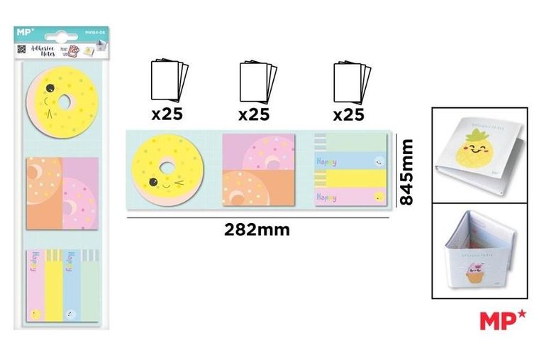 Mp Main Paper, karteczki samoprzylepne, donut