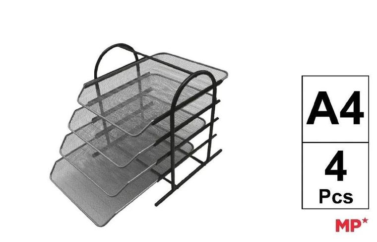 MP Main Paper, metalowa półka na dokumenty, 4 szuflady