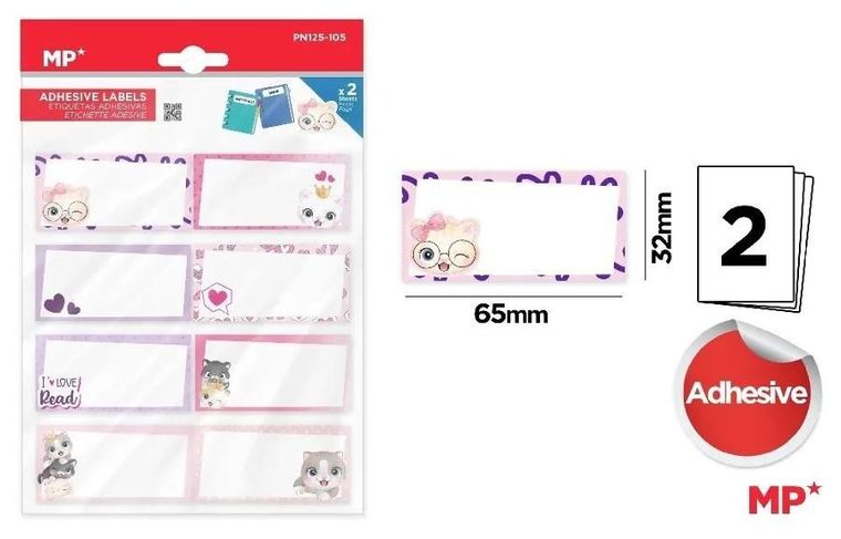 MP Main Paper, naklejki na zeszyty, Kotki