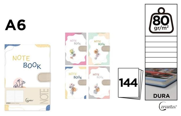 Mp Main Paper, notatnik A6, 144 kartki, 1 szt.