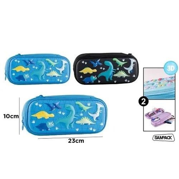 Mp Main Paper, piórnik z aplikacjami 3D, Dinosaur