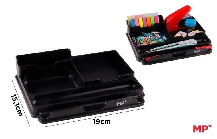 MP Main Paper, tacka organizer na biurko, czarny