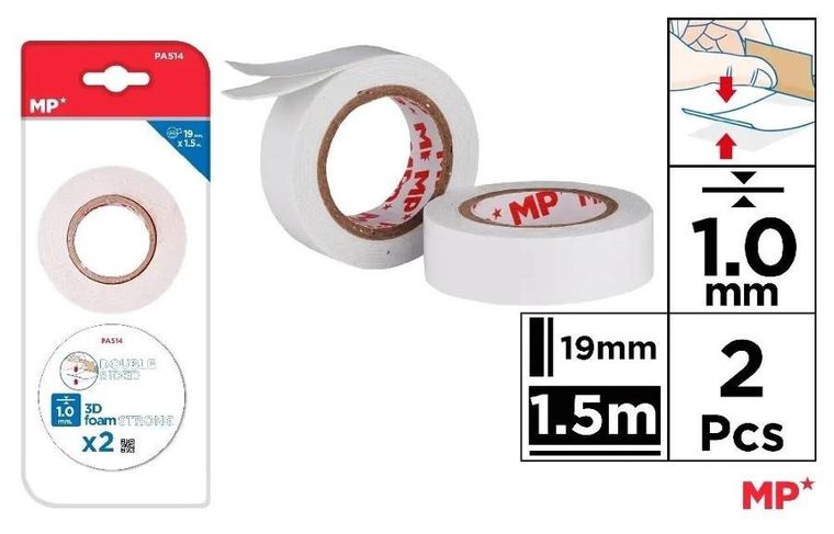 MP Main Paper, taśma dwustronna, 2 szt.