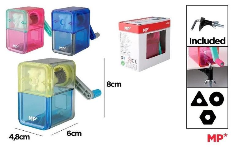 MP Main Paper, temperówka na korbkę, 1 szt.