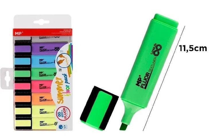 MP Main Paper, zakreślacz fluorescencyjny, 8 szt.