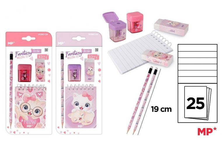 MP Main Paper, zestaw piśmienniczy, Kot, 1 szt.