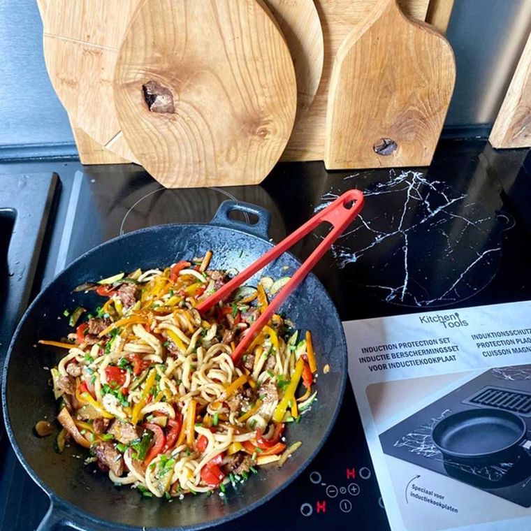 Mplco, silikonowa mata ochronna do gotowania na indukcji, 5 szt.